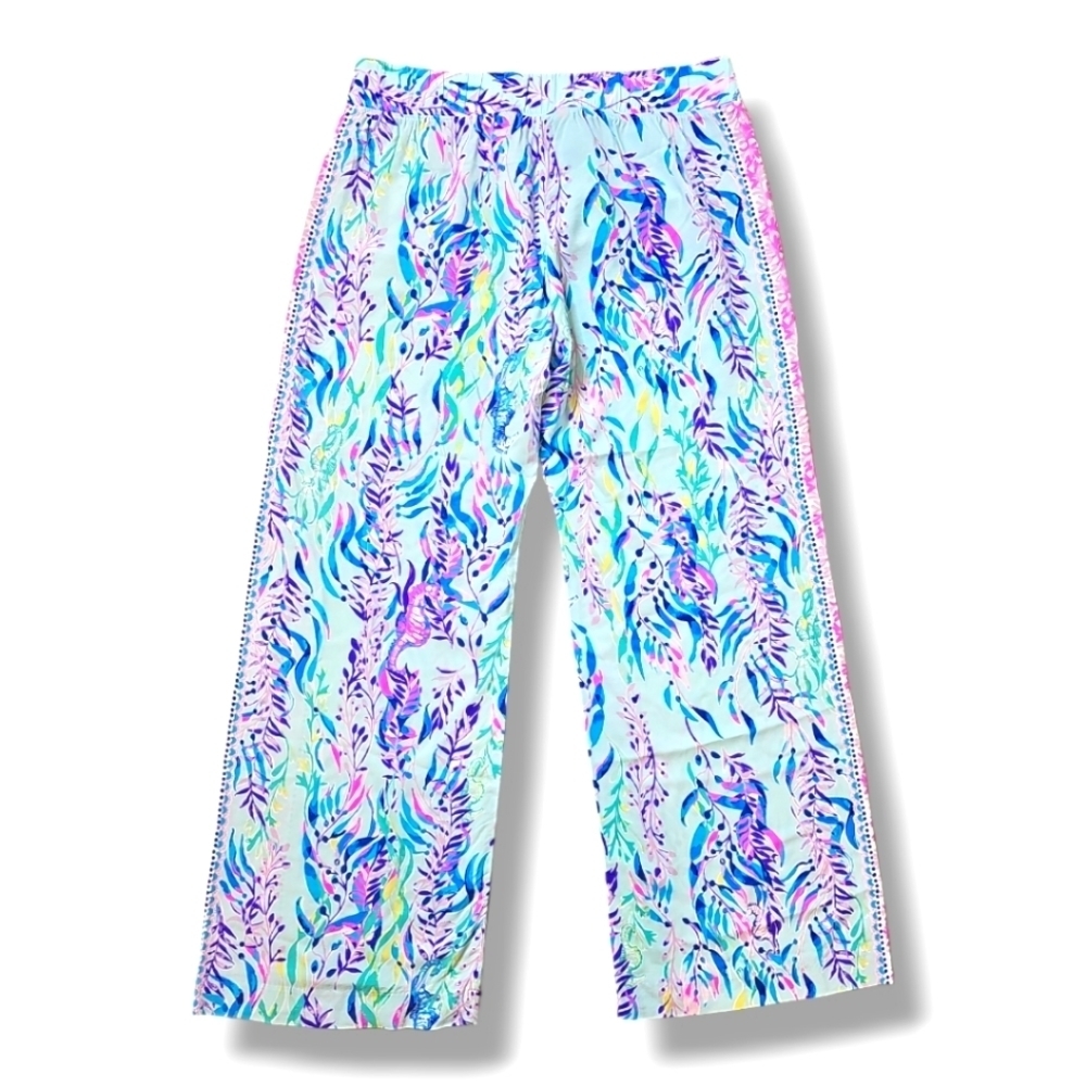Lilly Pulitzer Multicolored Bal Harbor Palazzo Panat - Size 14